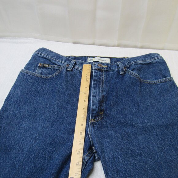 Lee Jeans Men Size 38 X 30 Blue Denim Regular Fit Medium Wash Western Normcore G - Picture 11 of 15